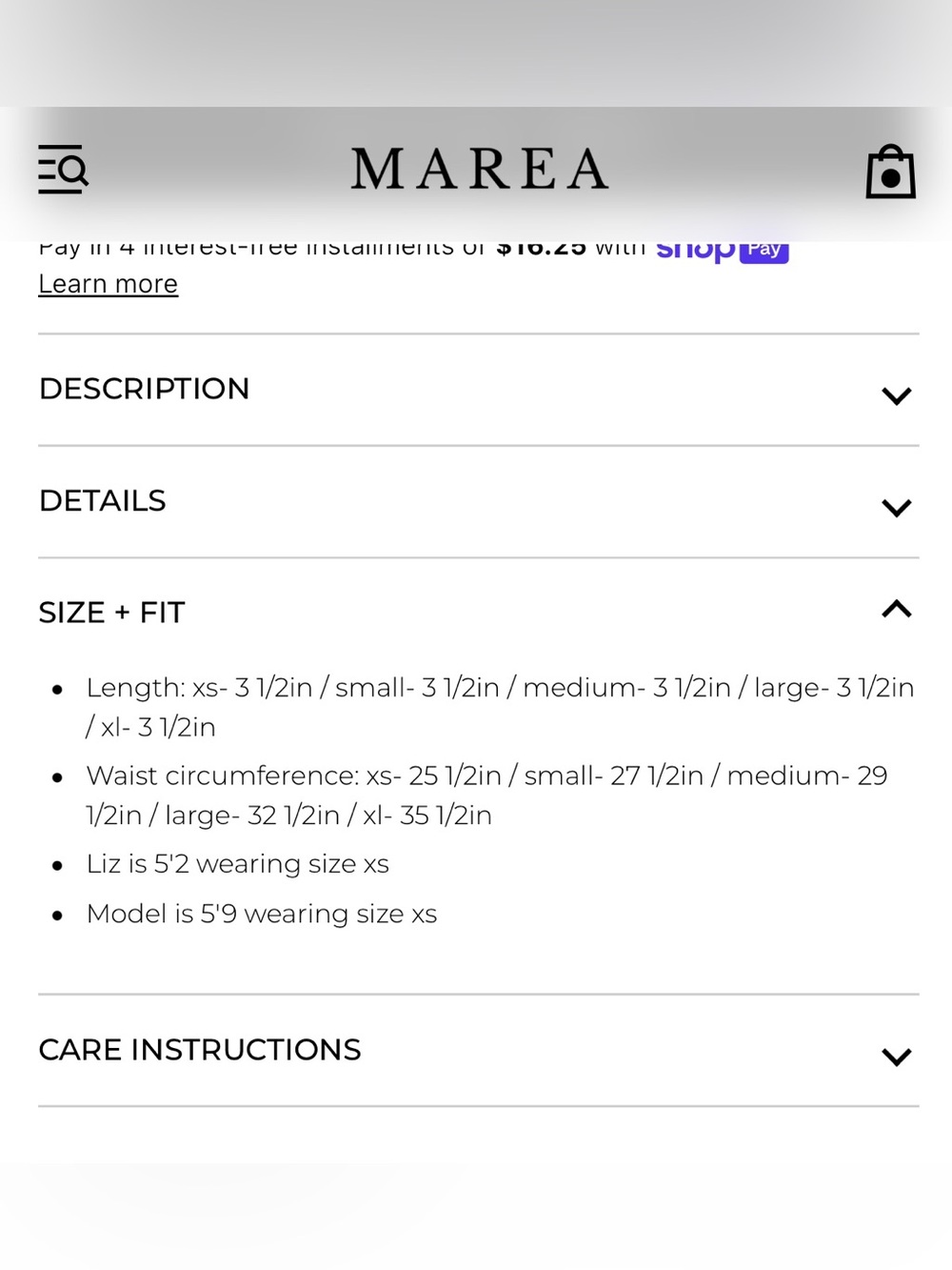 NWT Marea by Liz Joy Ava Shorts in Khaki Stipe - Small - Picture 5 of 8